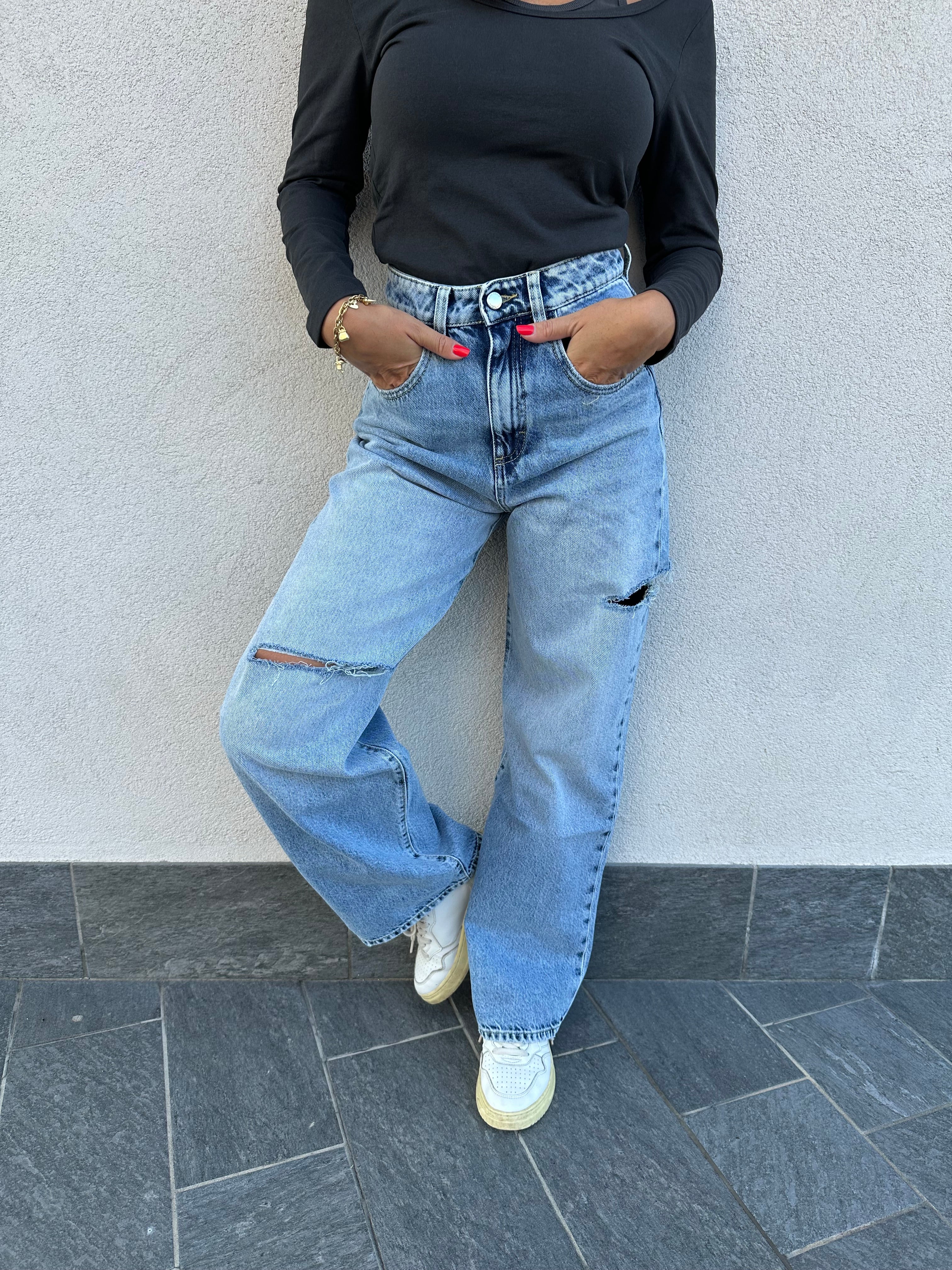 Jeans POPPY Sky blue- ICON DENIM
