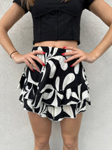 Gonna pantaloncino BIANCO/NERO - ANNAROCK