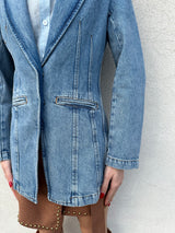 Giacca denim sciancrata - PATRIZIA PEPE