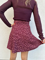 Gonna KATE papillon bordeaux - MAR DE MARGARITAS