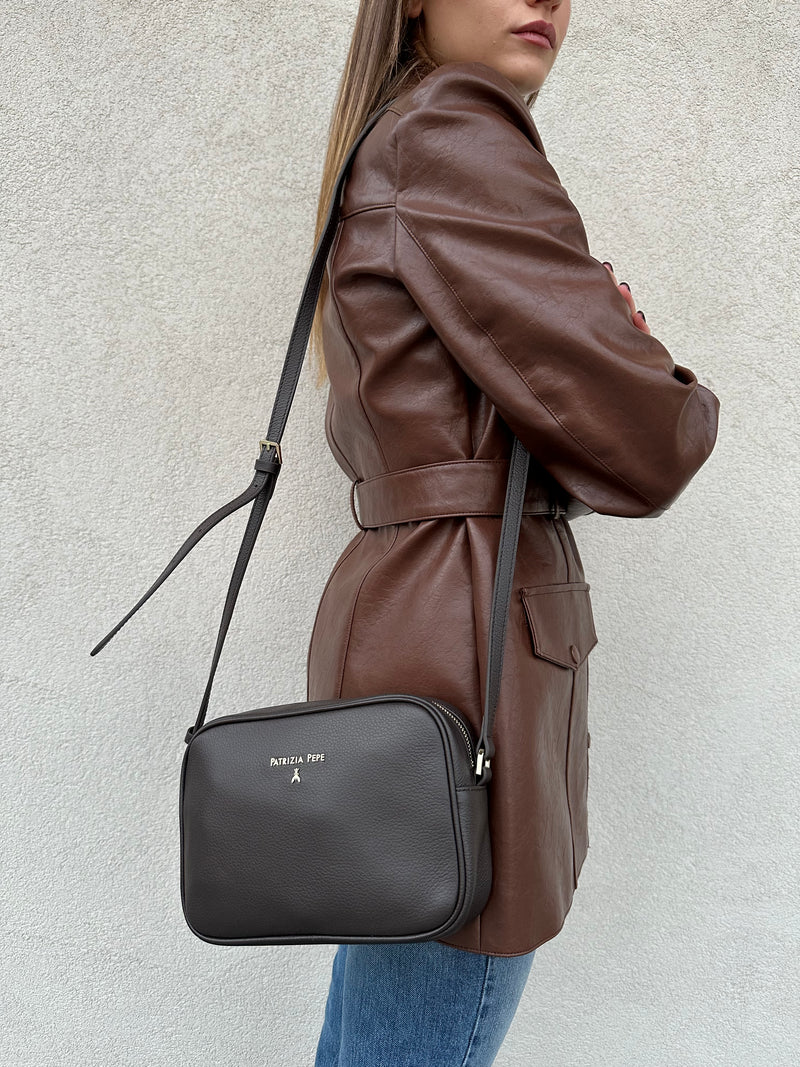 Borsa tracolla basic MORO - PATRIZIA PEPE