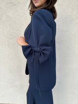 Giacca fiocchi BLU - VICOLO