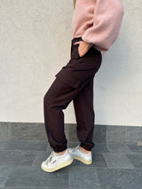 Pantalone cargo CIOCCOLATO - VICOLO