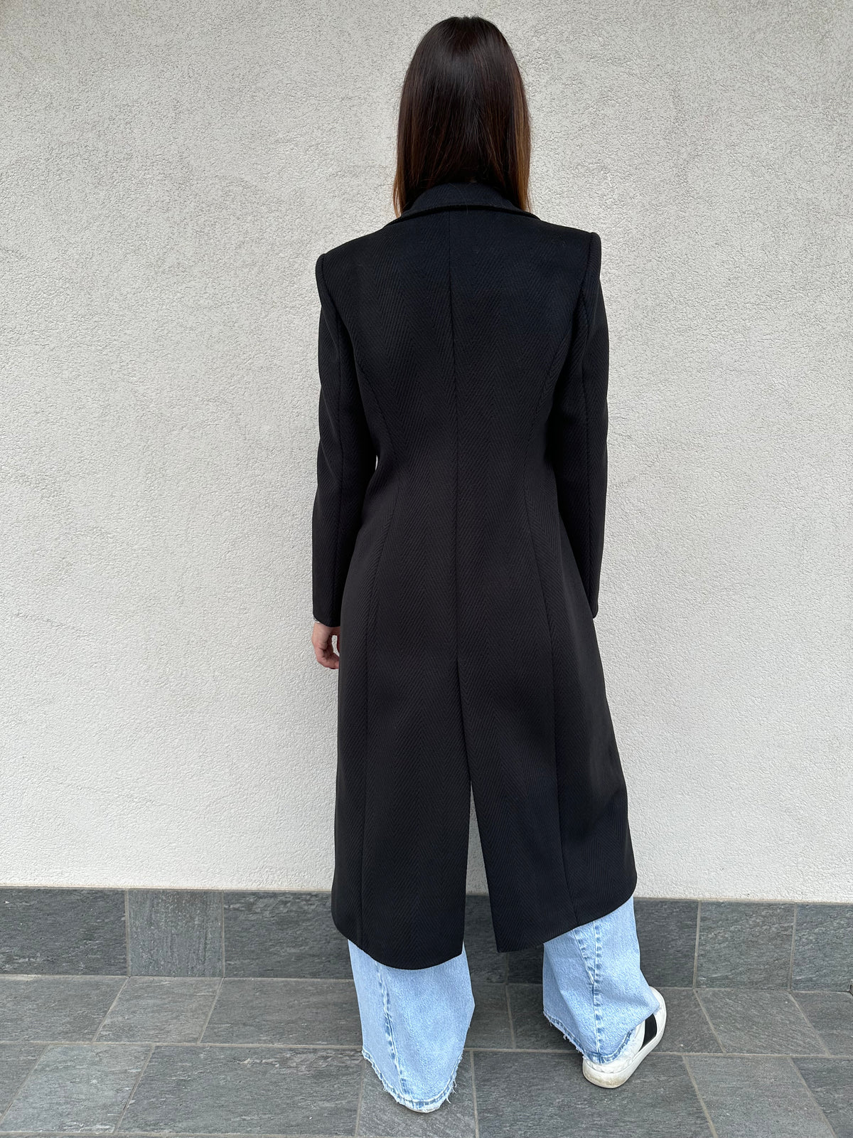Cappotto lungo NERO - SILENCE LIMITED