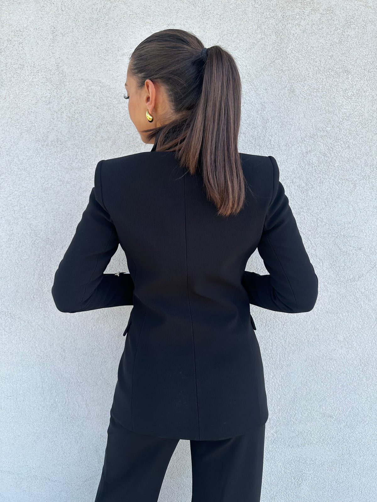 Giacca slim NERA - PATRIZIA PEPE
