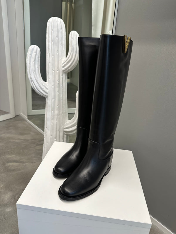 Stivale classico pelle NERO - VIAROMA15