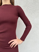 Abito spacchetto BORDEAUX - VICOLO