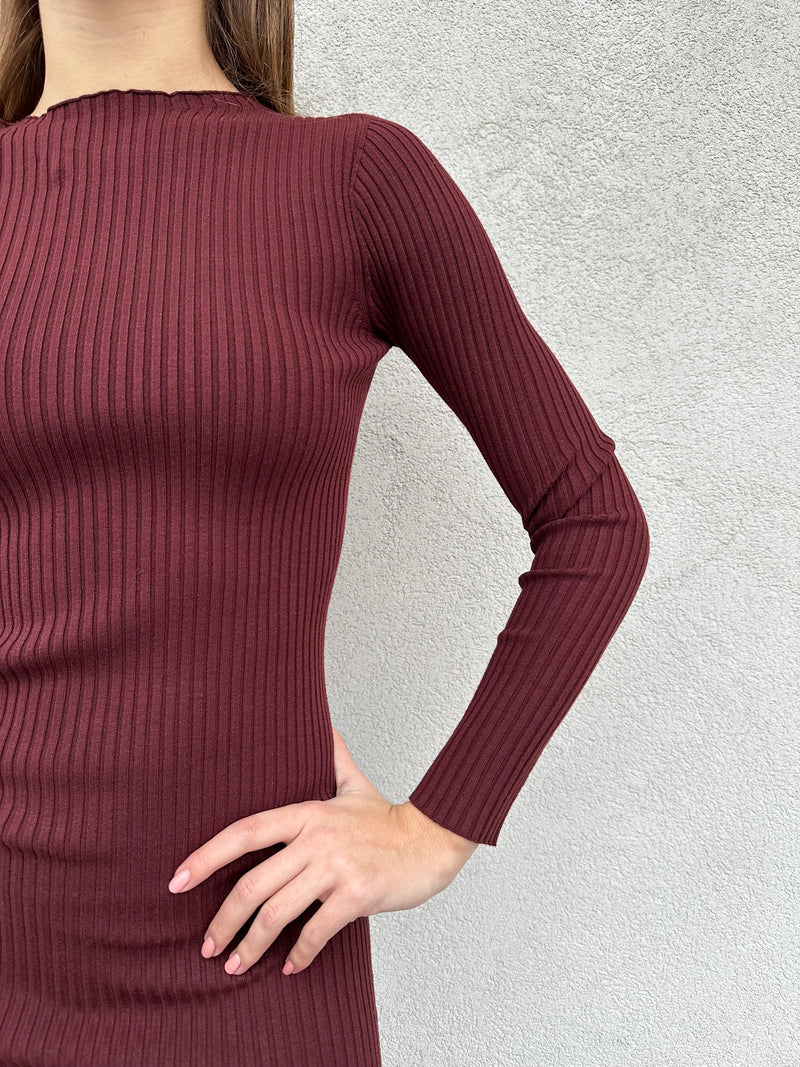 Abito spacchetto BORDEAUX - VICOLO