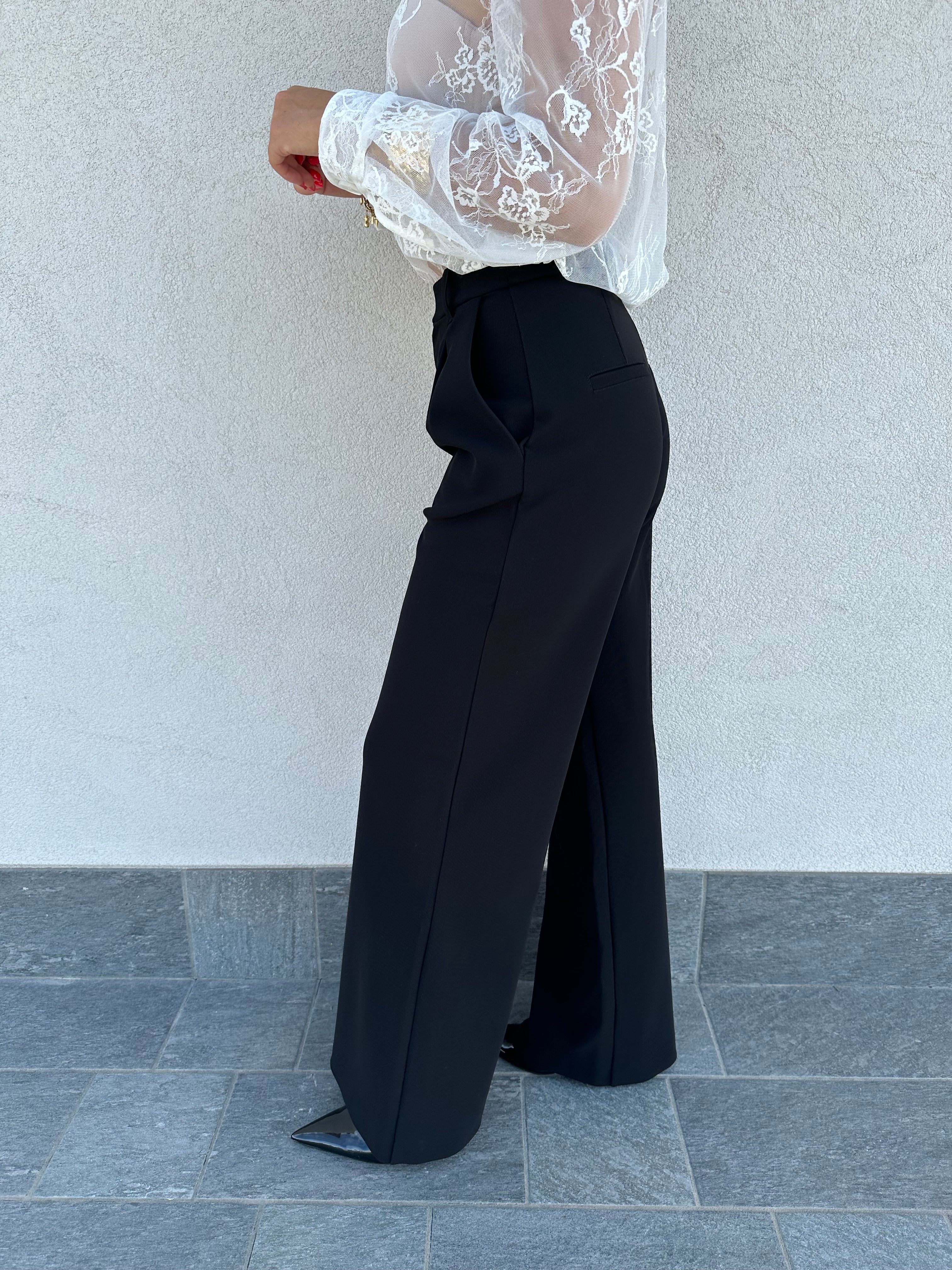Pantalone palazzo NERO - PATRIZIA PEPE