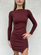 Abito spacchetto BORDEAUX - VICOLO