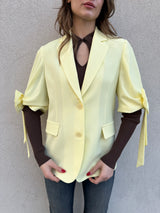 Giacca fiocchi GIALLO VANIGLIA - VICOLO