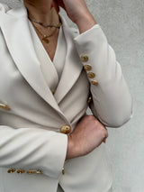 Giacca bottoni GREIGE - SILENCE LIMITED