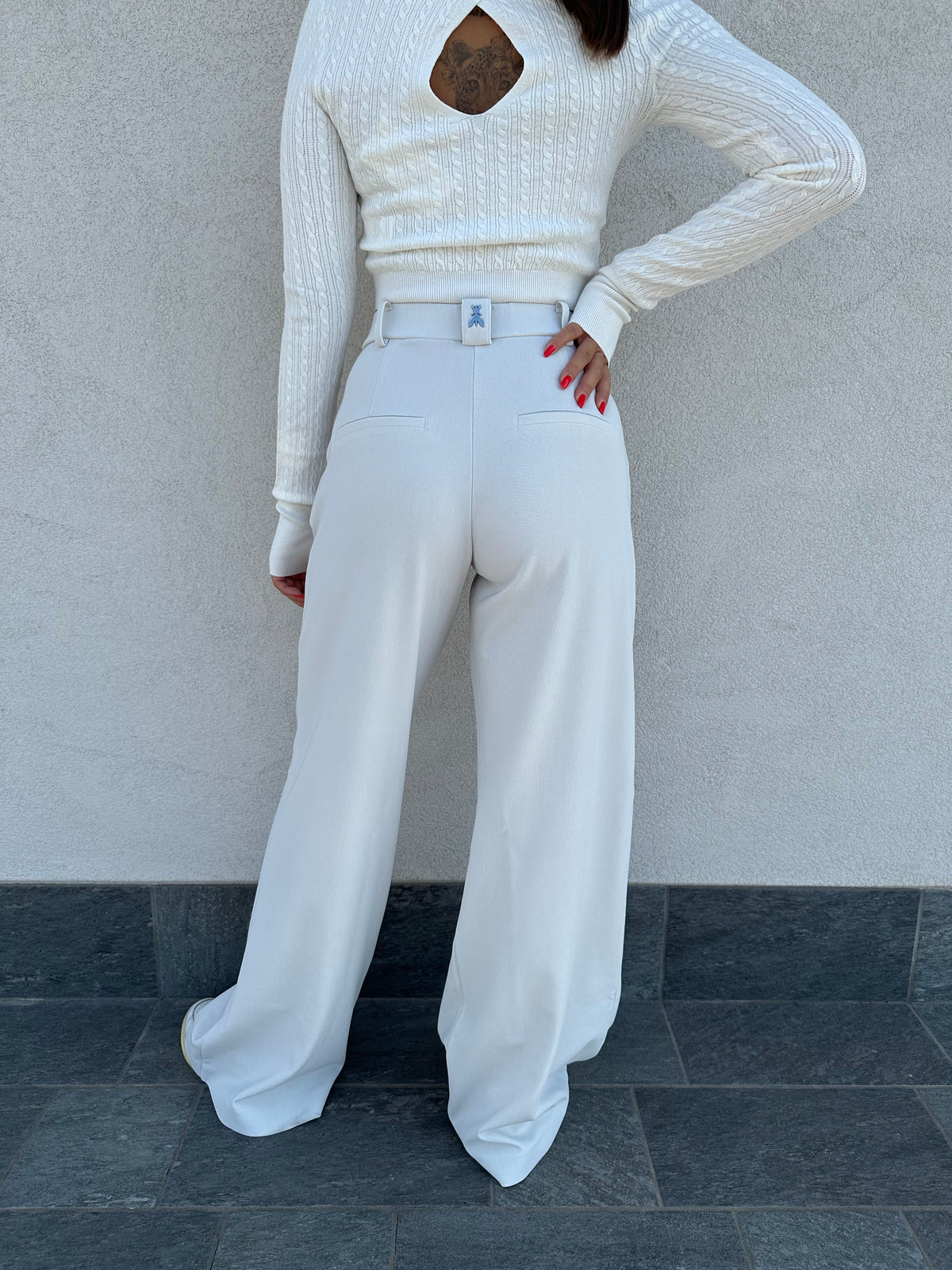Pantalone palazzo GHIACCIO - PATRIZIA PEPE