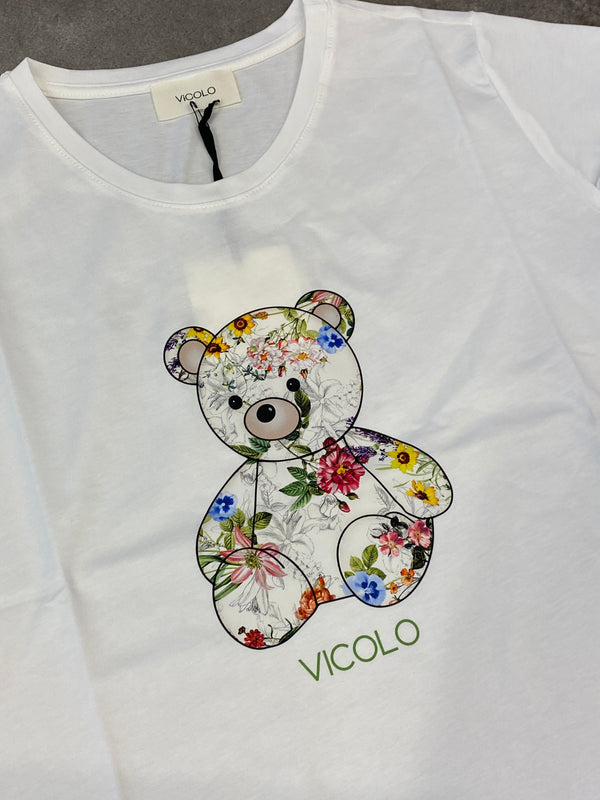 T-shirt orso FLOWER - VICOLO