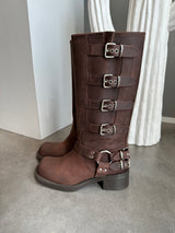 Stivale biker fibbie MORO - OVYÈ