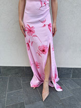 Abito lungo Kelly lotus rosa - MAR DE MARGARITAS