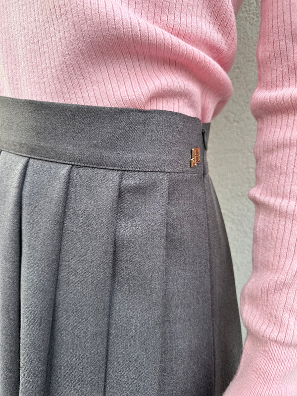 Gonna pieghe GRIGIA - HINNOMINATE