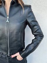 Giubbino biker in pelle - PATRIZIA PEPE