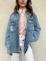 Camicia denim rotture - HINNOMINATE