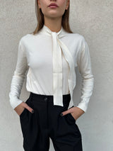 Maglia fiocco PANNA - VICOLO