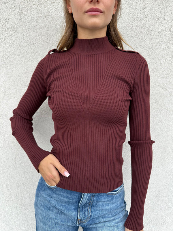 Lupetto militare BORDEAUX - VICOLO