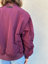 Bomber nylon BORDEAUX - PATRIZIA PEPE
