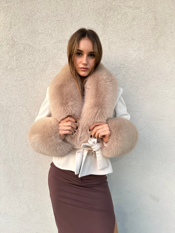 Cappotto con pelo - YES LONDON