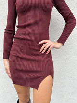 Abito spacchetto BORDEAUX - VICOLO