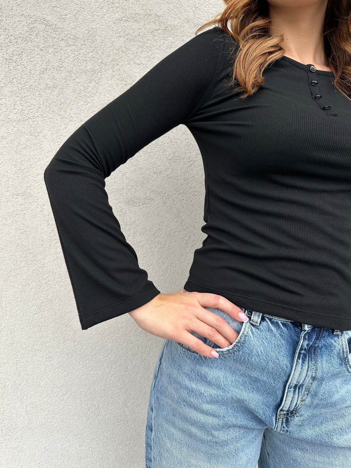 Maglia serafino campana NERA  - VICOLO