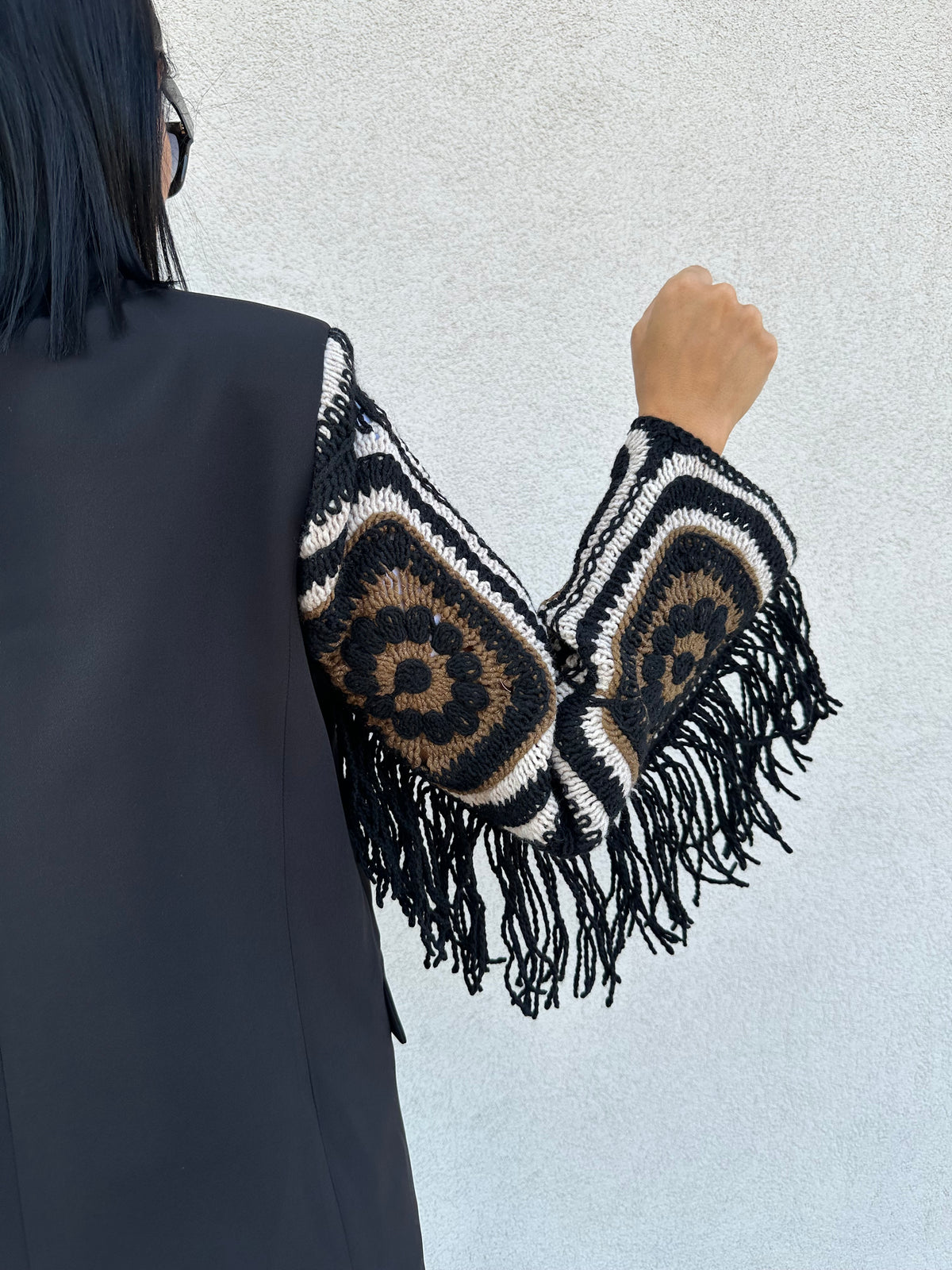 Giacca manica crochet - VICOLO