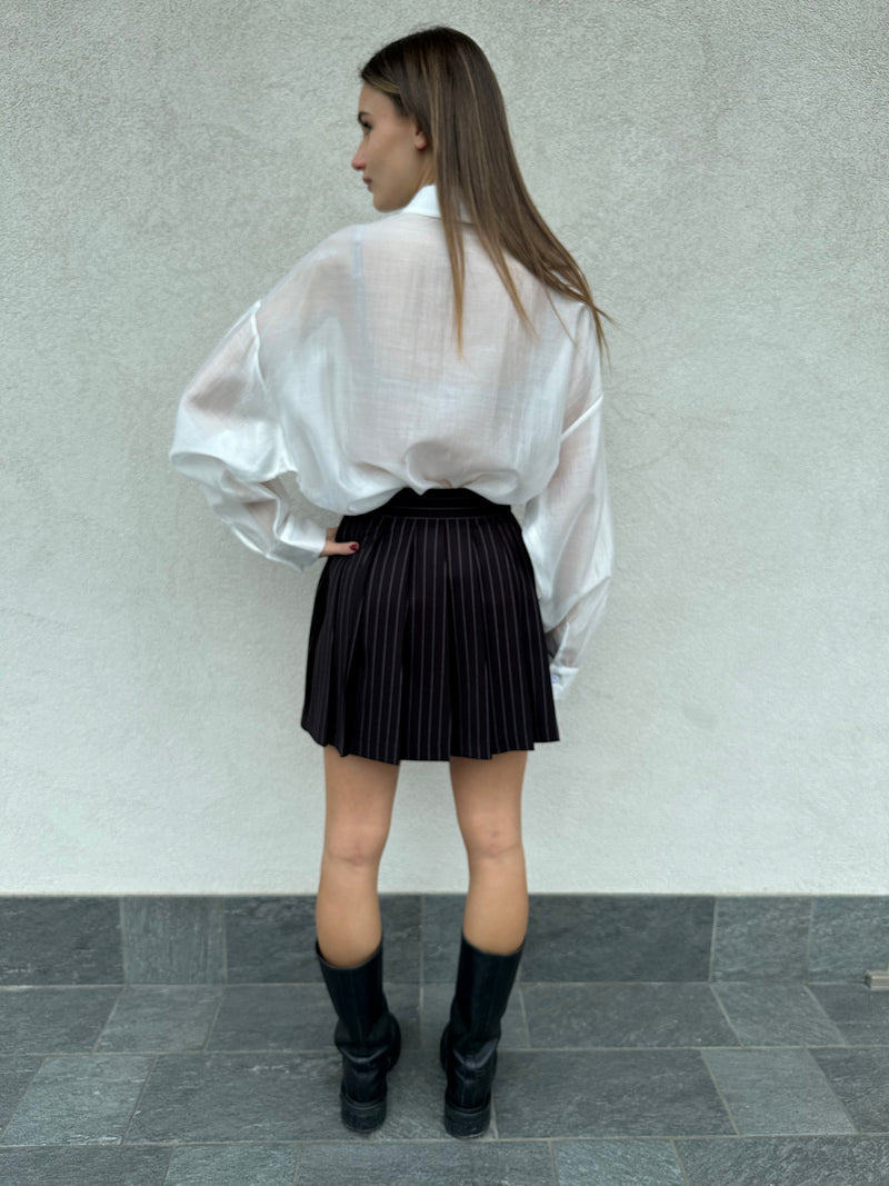 Gonna pieghe GESSATA - HINNOMINATE