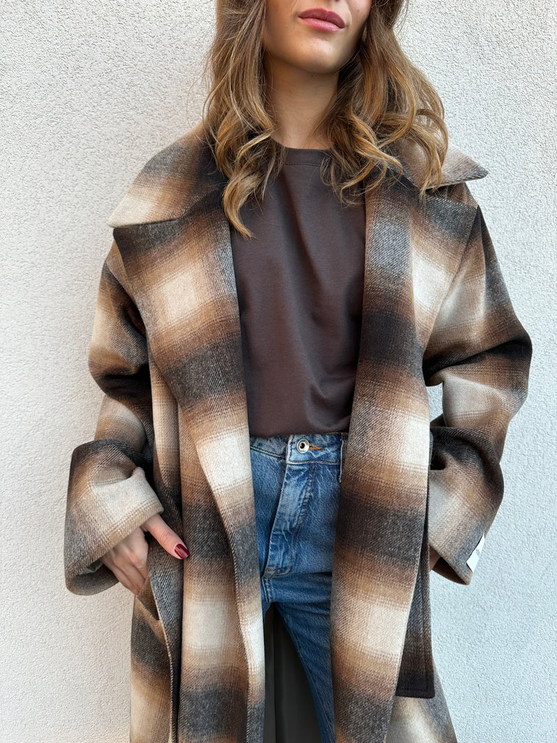 Cappotto a quadri - HINNOMINATE