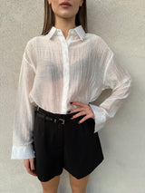 Camicia strass BIANCA - ANNAROCK