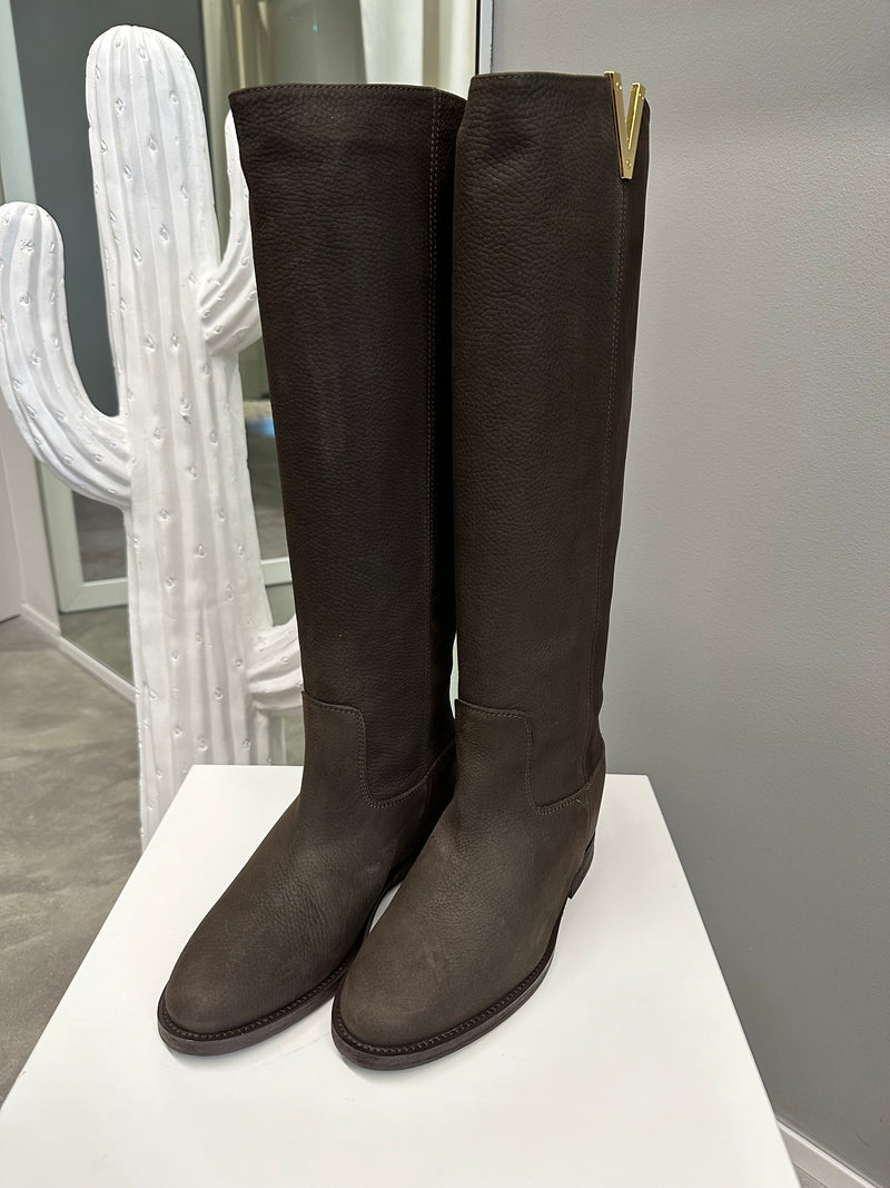 Stivale classico nabuk CIOCCOLATO - VIAROMA15