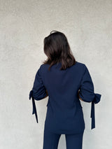 Giacca fiocchi BLU - VICOLO