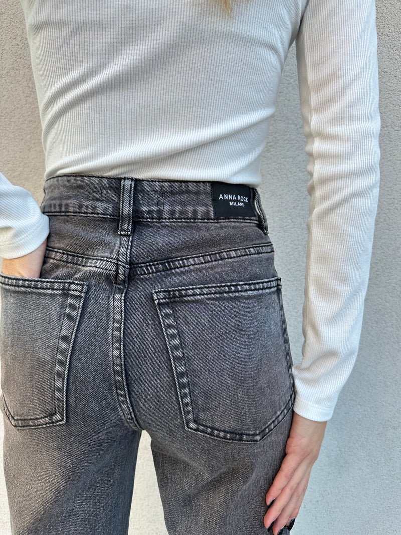 Jeans strass scuro - ANNAROCK