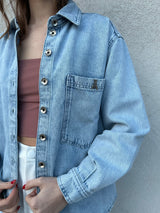 Camicia morbida denim - PATRIZIA PEPE