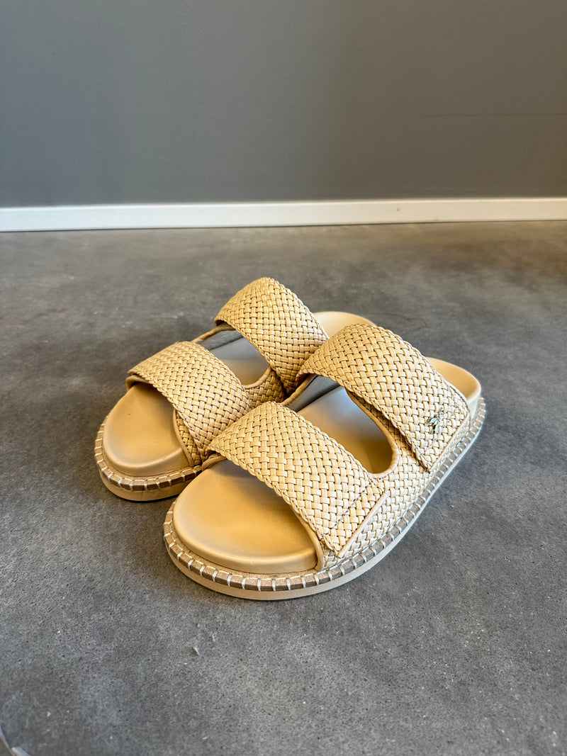 Ciabatte intrecciate BEIGE - PATRIZIA PEPE