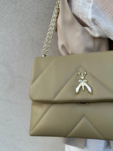 Borsa FLY quilted maxi OLIVA - PATRIZIA PEPE