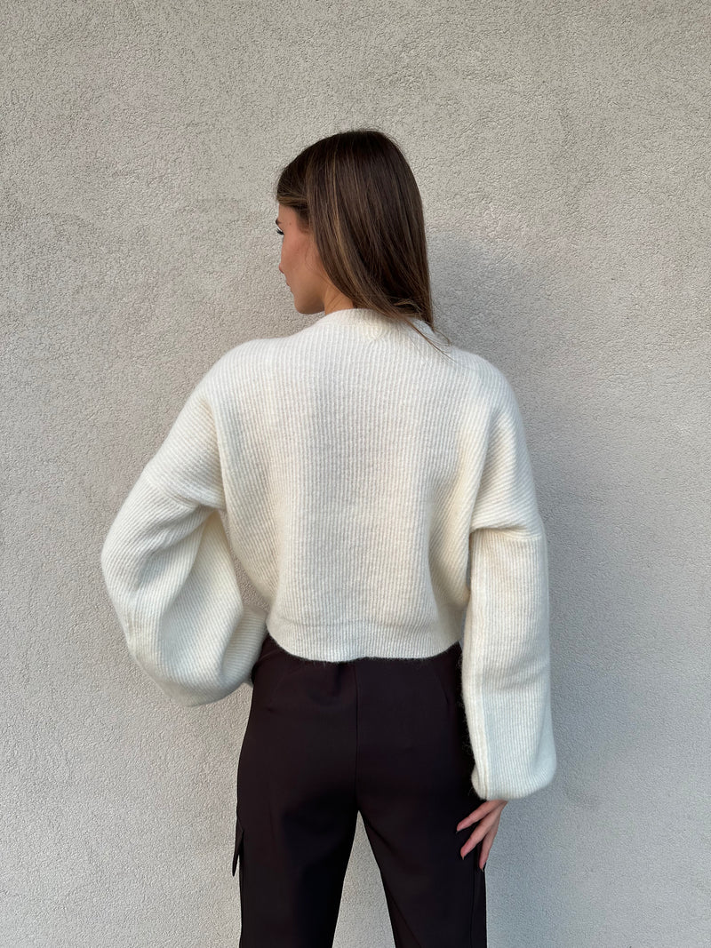 Maglioncino baloon PANNA - VICOLO