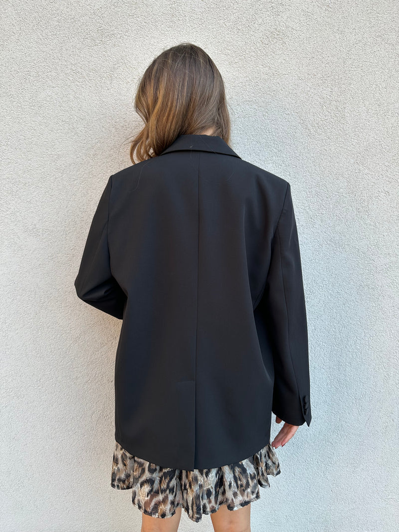 Giacca fiore NERA - VICOLO