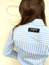 Camicia rigata azzurra - PATRIZIA PEPE