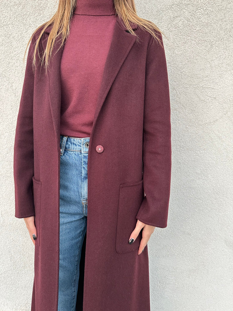 Cappotto lungo BORDEAUX - VICOLO