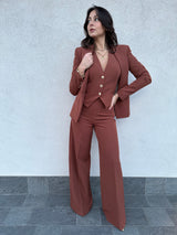 Pantalone palazzo TABACCO - SILENCE LIMITED