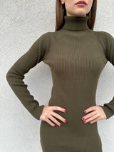 Abito spacchetto VERDE - KONTATTO