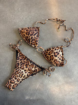 Bikini triangolo LUREX ANIMALIER - 4GIVENESS