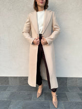 Cappotto monopetto BEIGE - SILENCE LIMITED