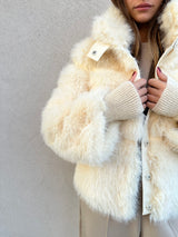 Ecopelliccia fluffy panna - PATRIZIA PEPE