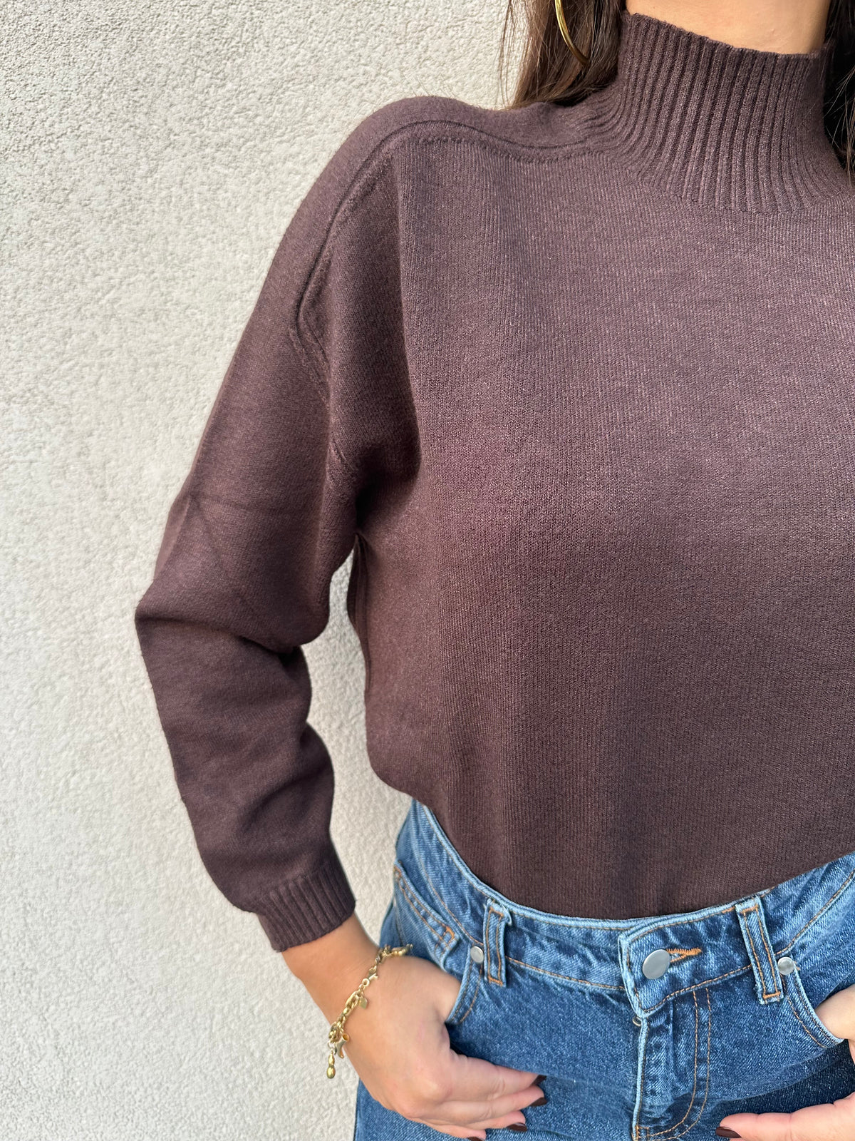 Maglione scatoletta MORO - VICOLO