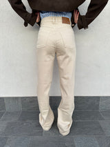 Jeans wide leg BEIGE - PATRIZIA PEPE